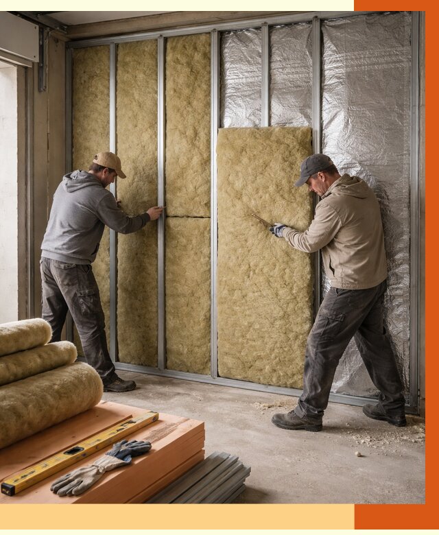 Утепление гаража изнутри в Урае от 7816 руб/м2 — работы и цена | ТепломастерУрй