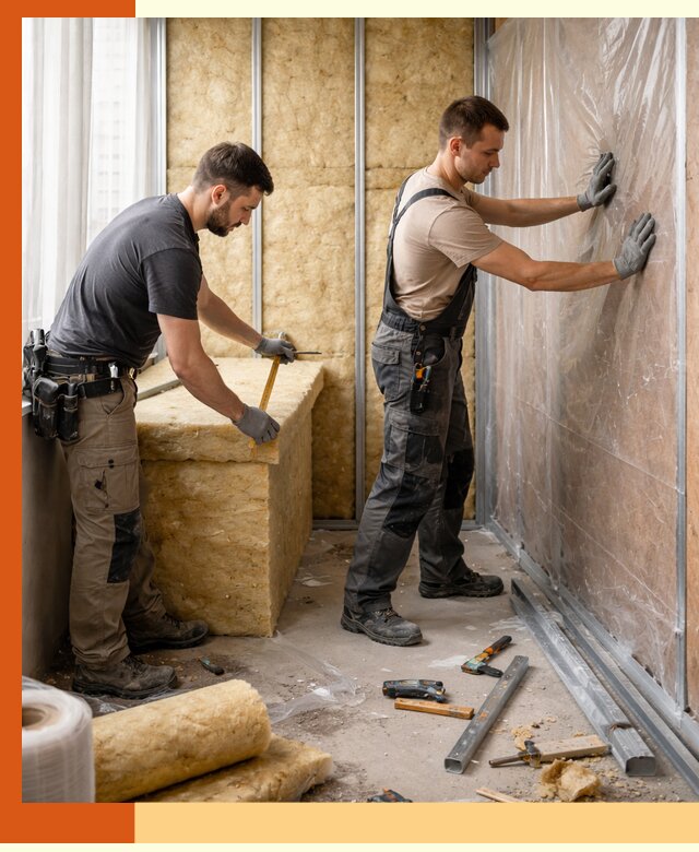 Профессиональное утепление лоджии в Урае эффективно и надежно