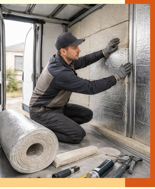 Утепление фургона рефрижератора в Урае от 13026 руб./м² под ключ | ТепломастерУрй