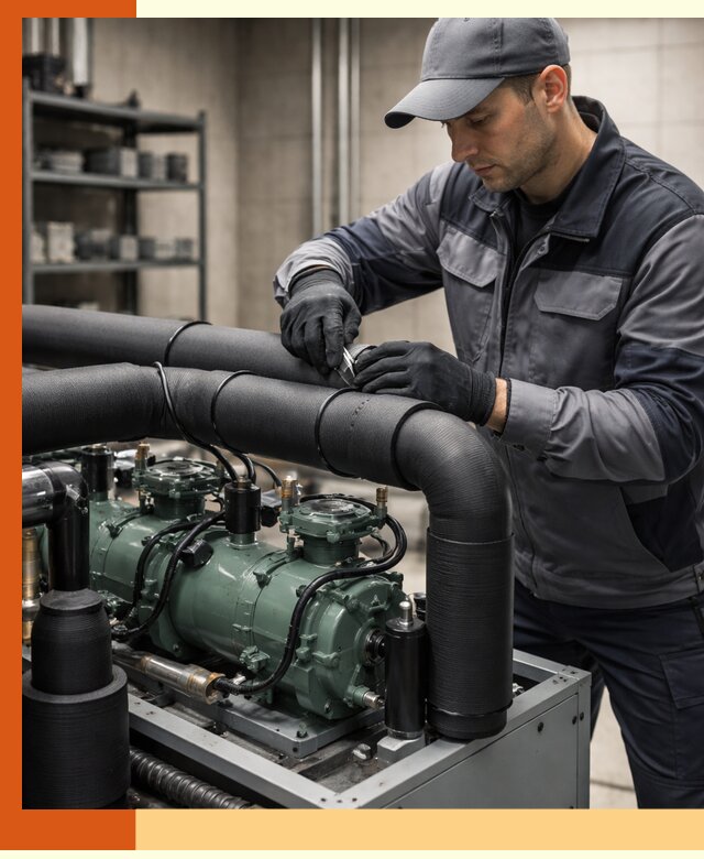 Утепление холодильного агрегата и теплоизоляция в Урае