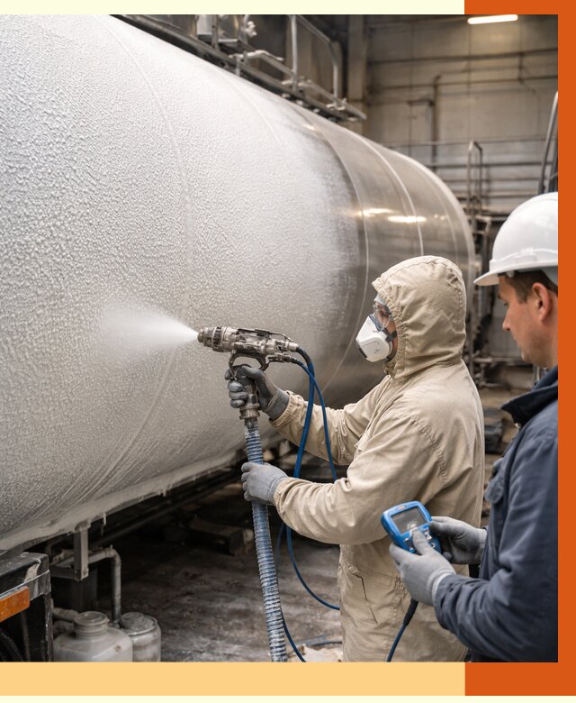 Утепление автоцистерны жидкой теплоизоляцией в Урае от 15110 руб. под ключ | ТепломастерУрй