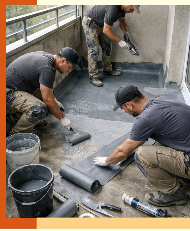 Гидроизоляция балкона в Урае: надежная защита от протечек