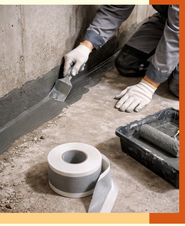 Гидроизоляция швов и герметизация стыков в Урае от 1303 руб. | ТепломастерУрй